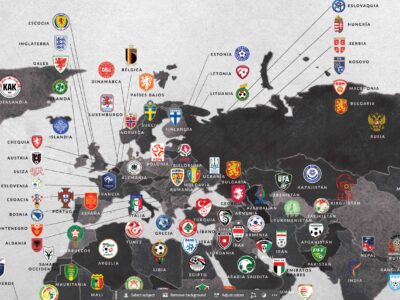 MAPA ESCUDOS FUTBOL
